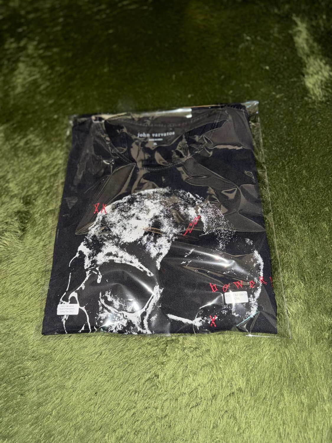 [XL] 존 바바토스 보워리 스컬 엠브로이더리 사틴 스티치 티셔츠 상품이미지10