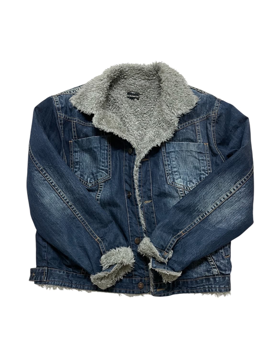 00s 2010 빈티지 워싱데님 쉐르파 청자켓 유니섹스코르티스트루릴리젼 상품이미지5