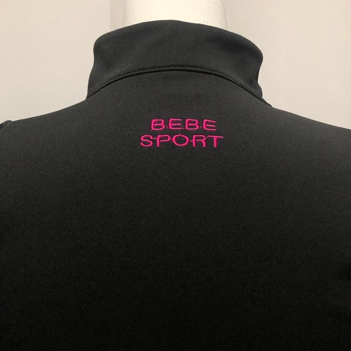 빈티지 구제 y2k 갸루 스포티룩 핑크 자수 져지 집업 상품이미지4