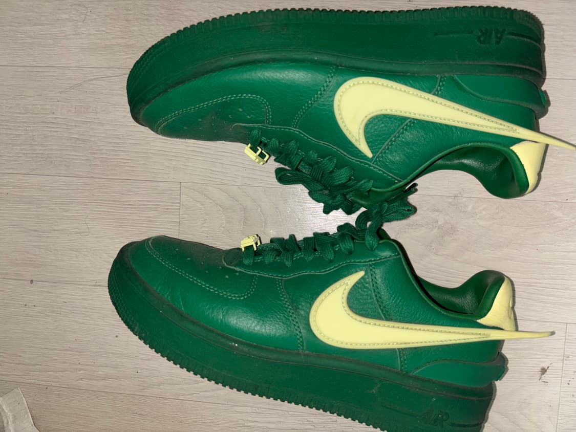 나이키 x 앰부쉬 에어포스1 로우 SP 파인 그린 앤 시트론 240 상품이미지2