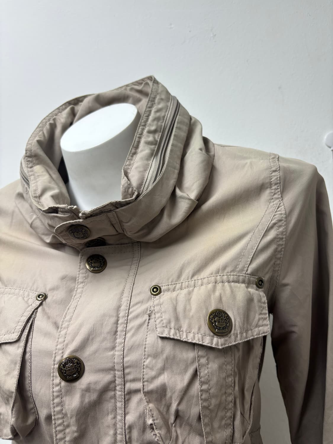 Y2K Bono-Hood Strap Detail Multi Pocket  상품이미지3