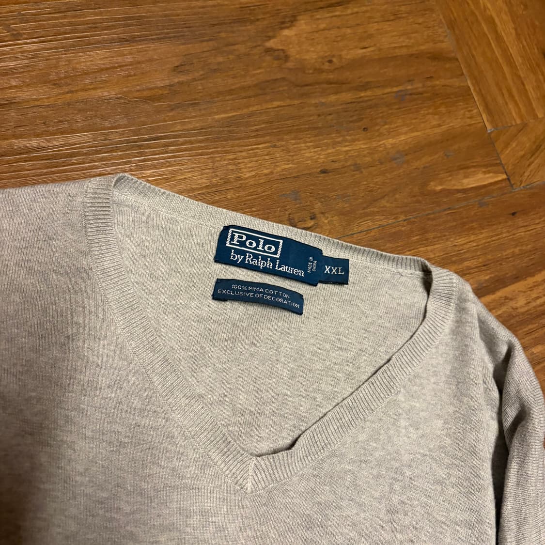 POLO RALPH LAUREN V-NECK COTTON KNIT 상품이미지4