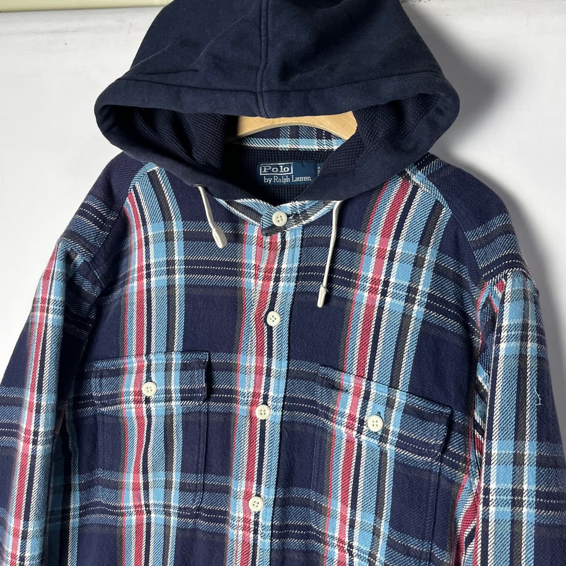 [POLO] 폴로랄프로렌 투포켓 후드 체크 셔츠 상품이미지3