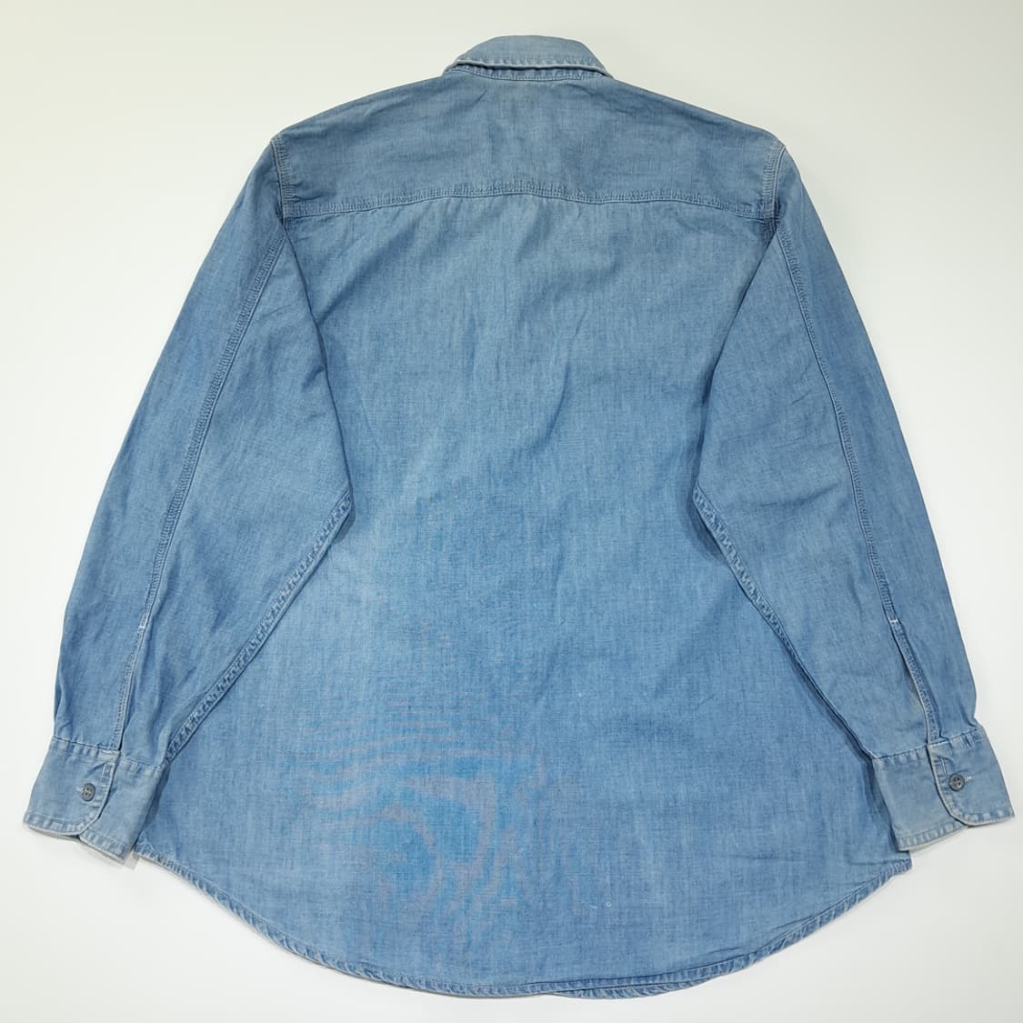 CL743 S 리 80s 유니온메이드 샴브레이 데님셔츠 남방 상품이미지6
