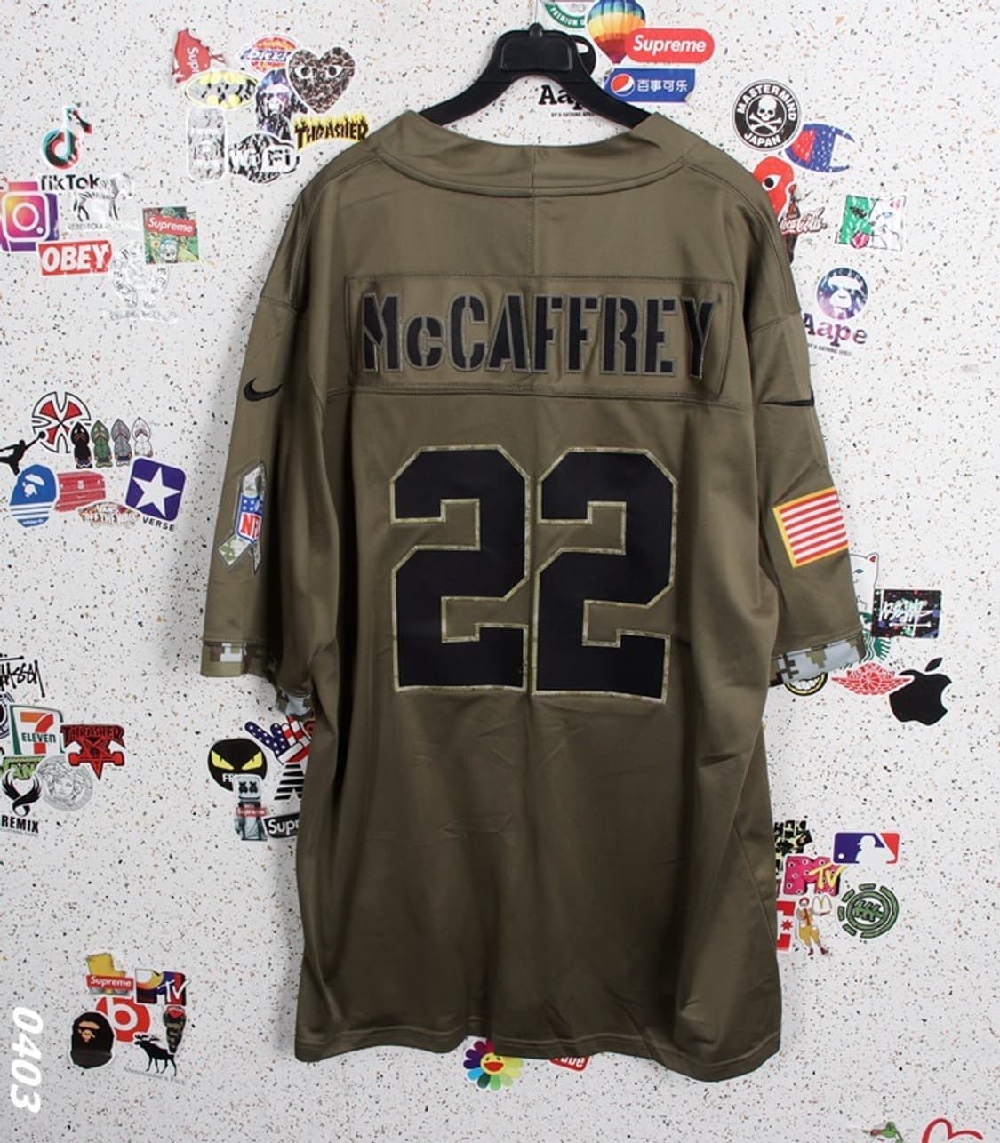 나이키 샌프란시스코 49ERS 크리스천 맥캐프리 리미티드저지27-6 상품이미지4