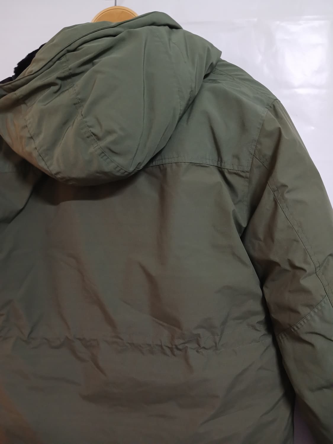 (상태굿,L,100)COVERNAT 커버낫 헤비다운패딩 카키 상품이미지6