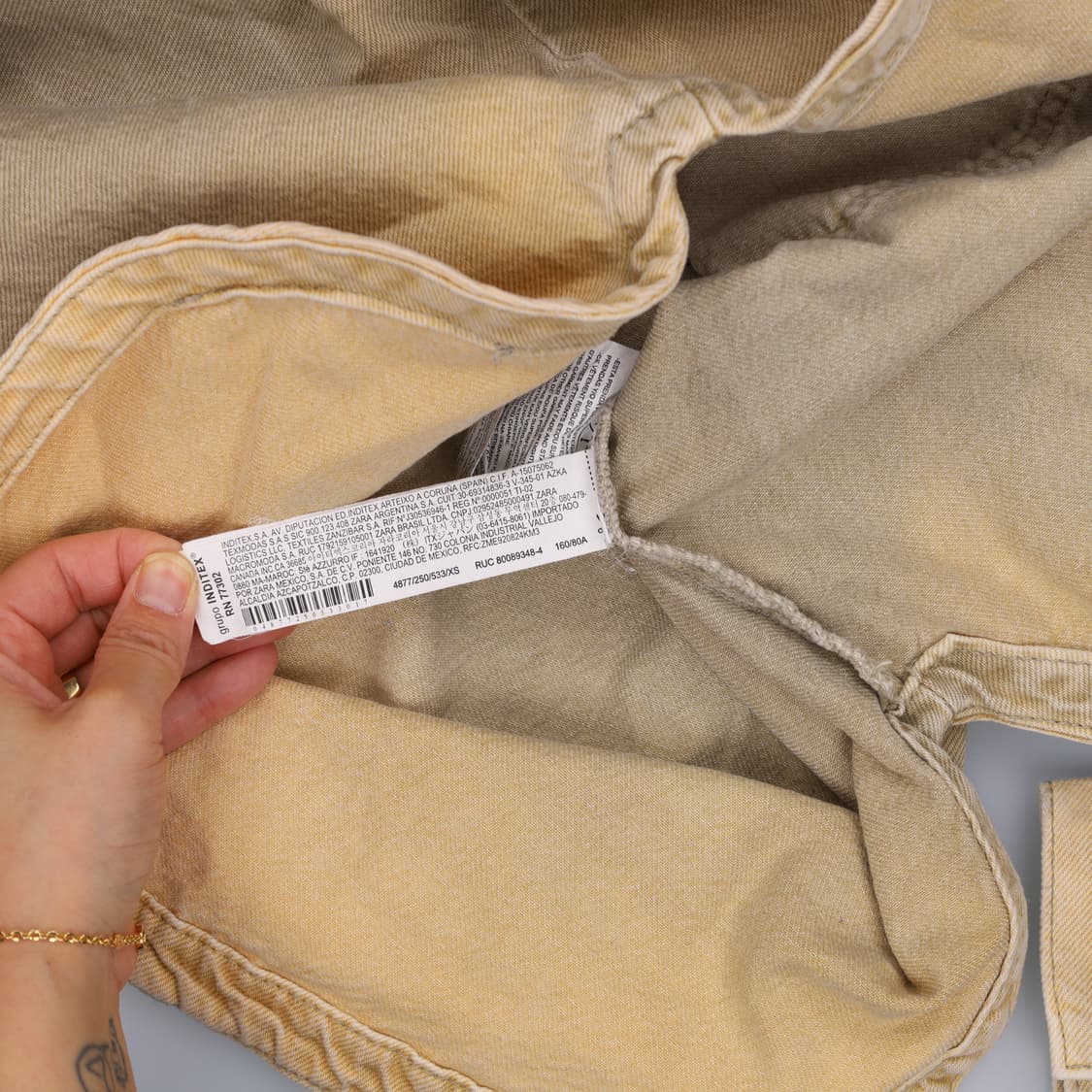 XS 자라 여성 데님셔츠 자켓 0224H1 상품이미지4