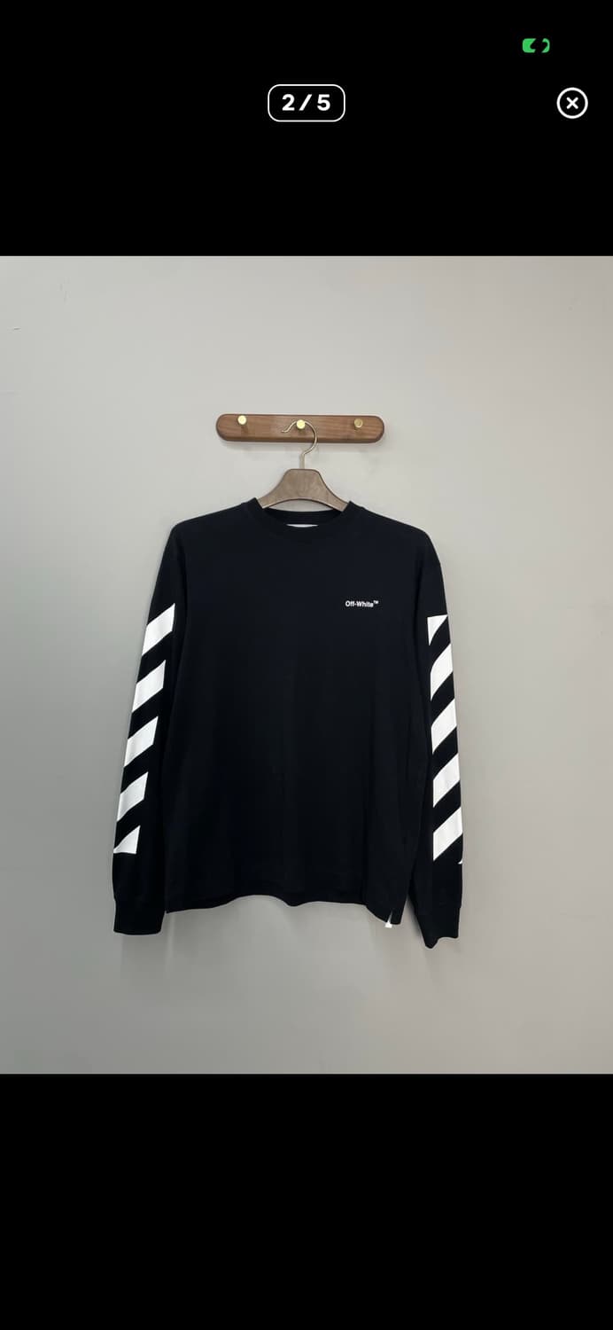 오프화이트 다이애그널 헬베티카 스케이트 롱 슬리브 A3539 상품이미지2