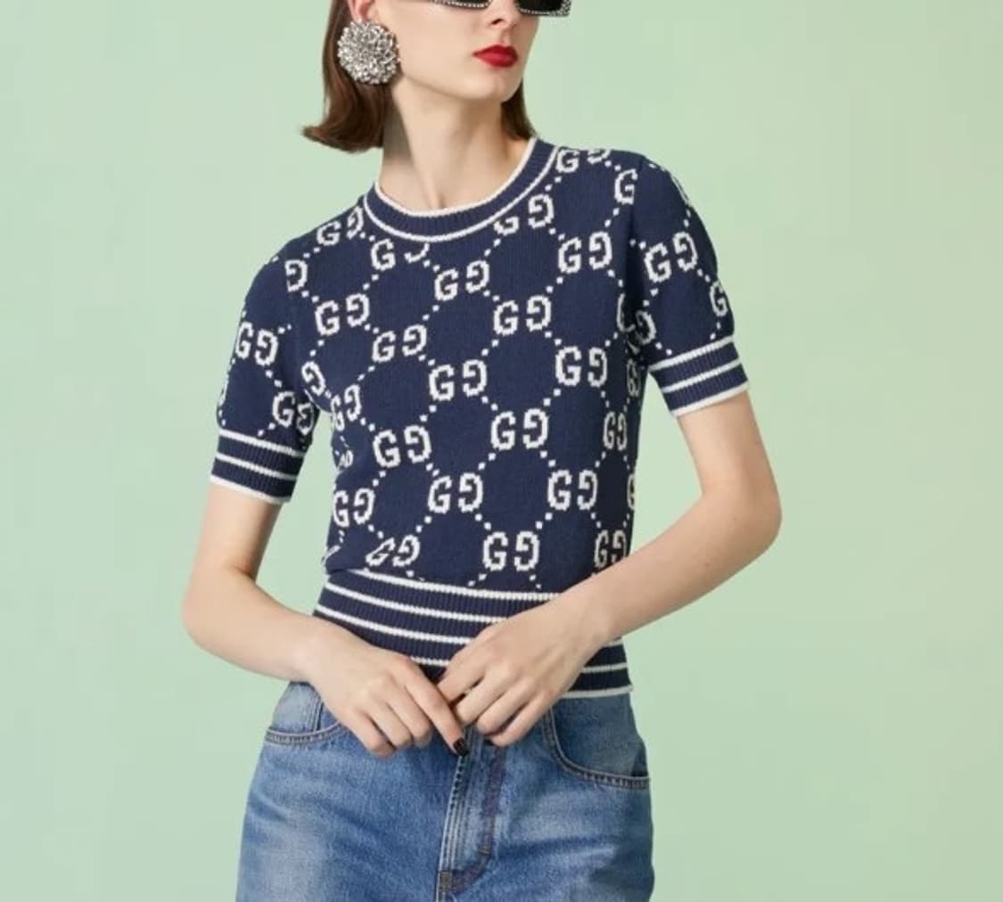 구찌 GG 코튼 자카드 탑 - 미착용 새상품 상품이미지8