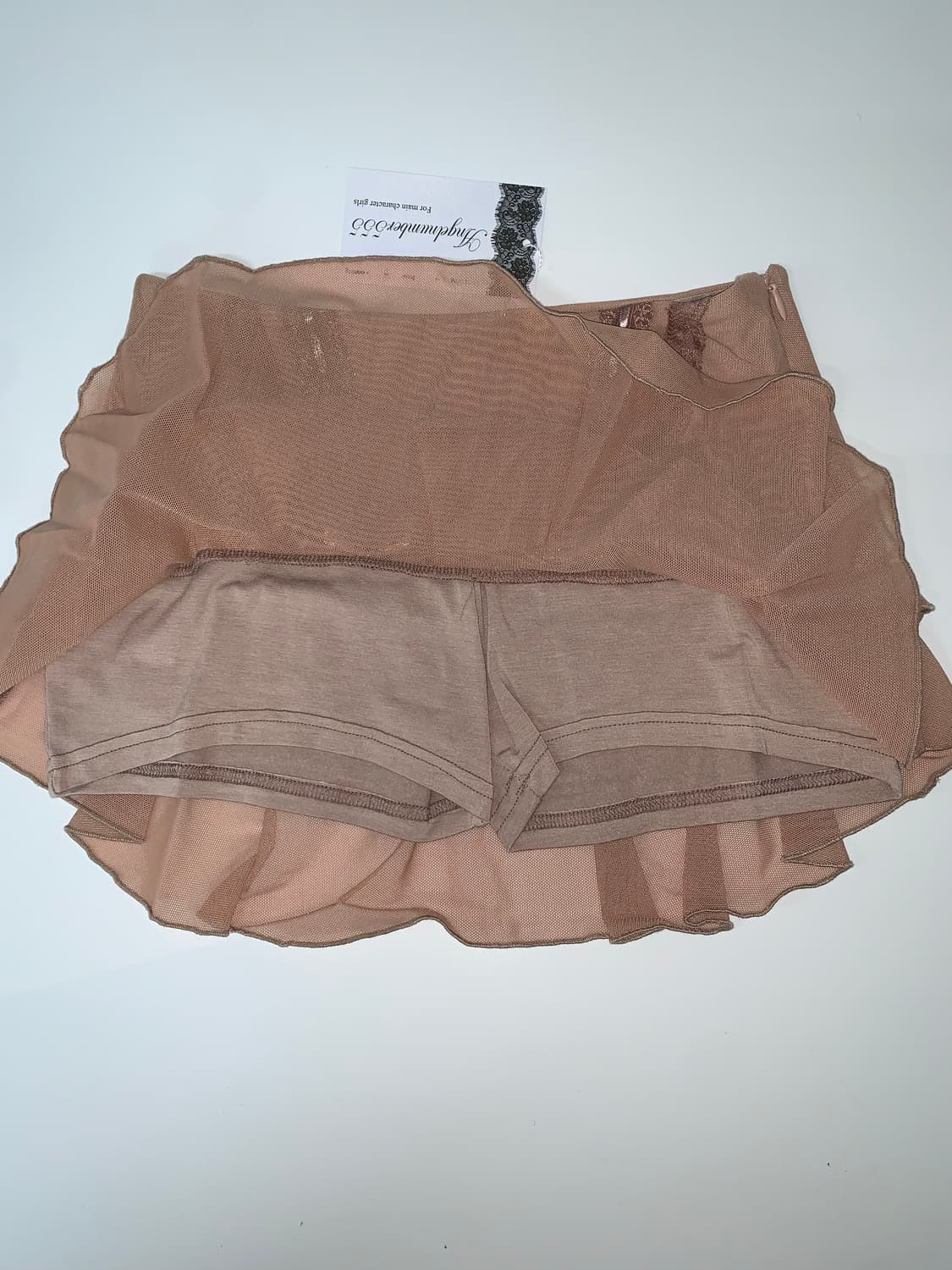 Garter frill skirt (Mocha Brown)/ S SIZE 상품이미지7