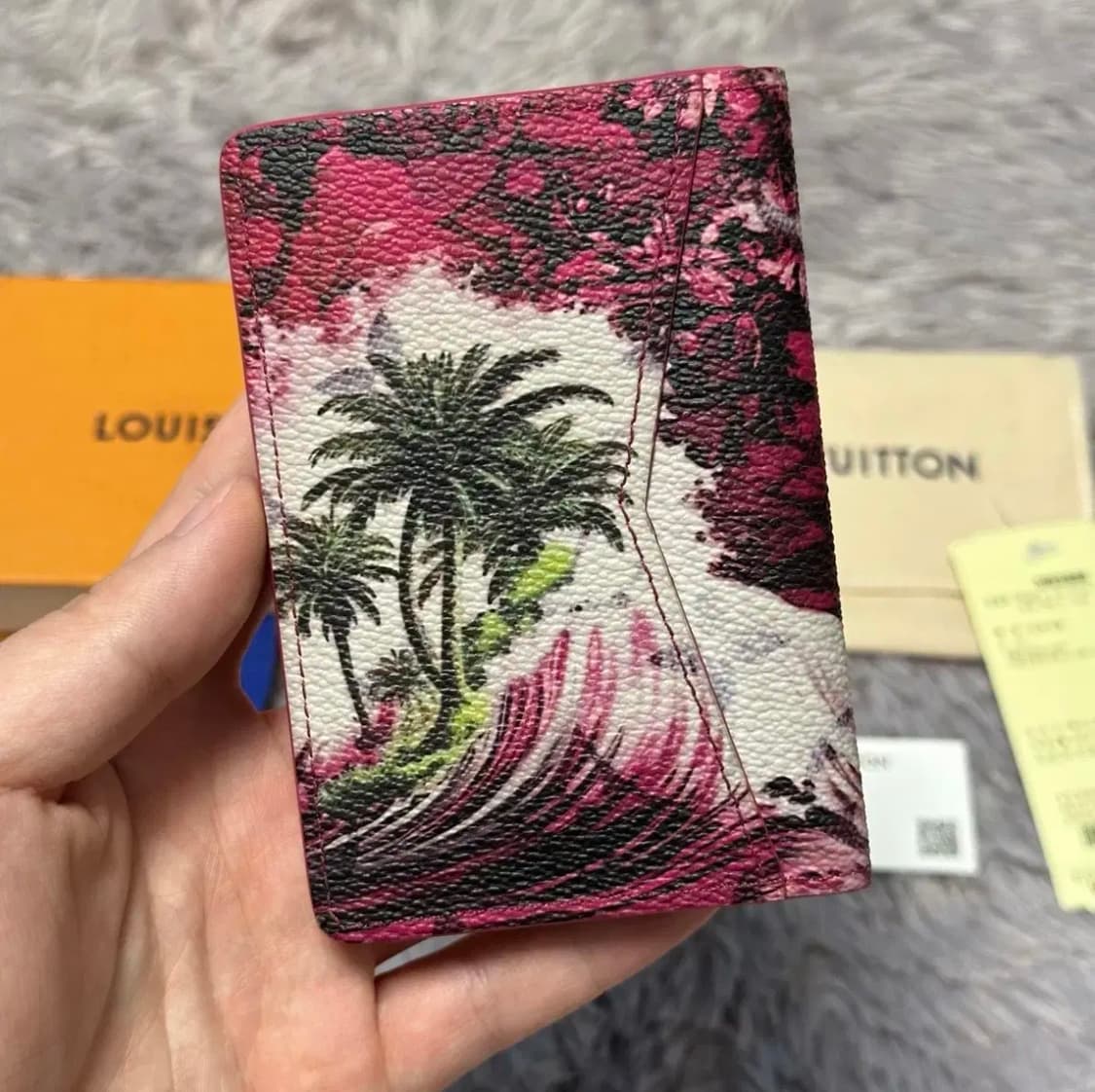 [한정판] 루이비통 이클립스 서핑 오거나이저 카드지갑 핑크 상품이미지2