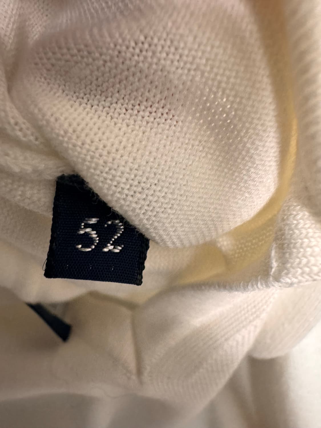 드루모어 와이드 오픈카라 폴로니트 아이보리 52 상품이미지9