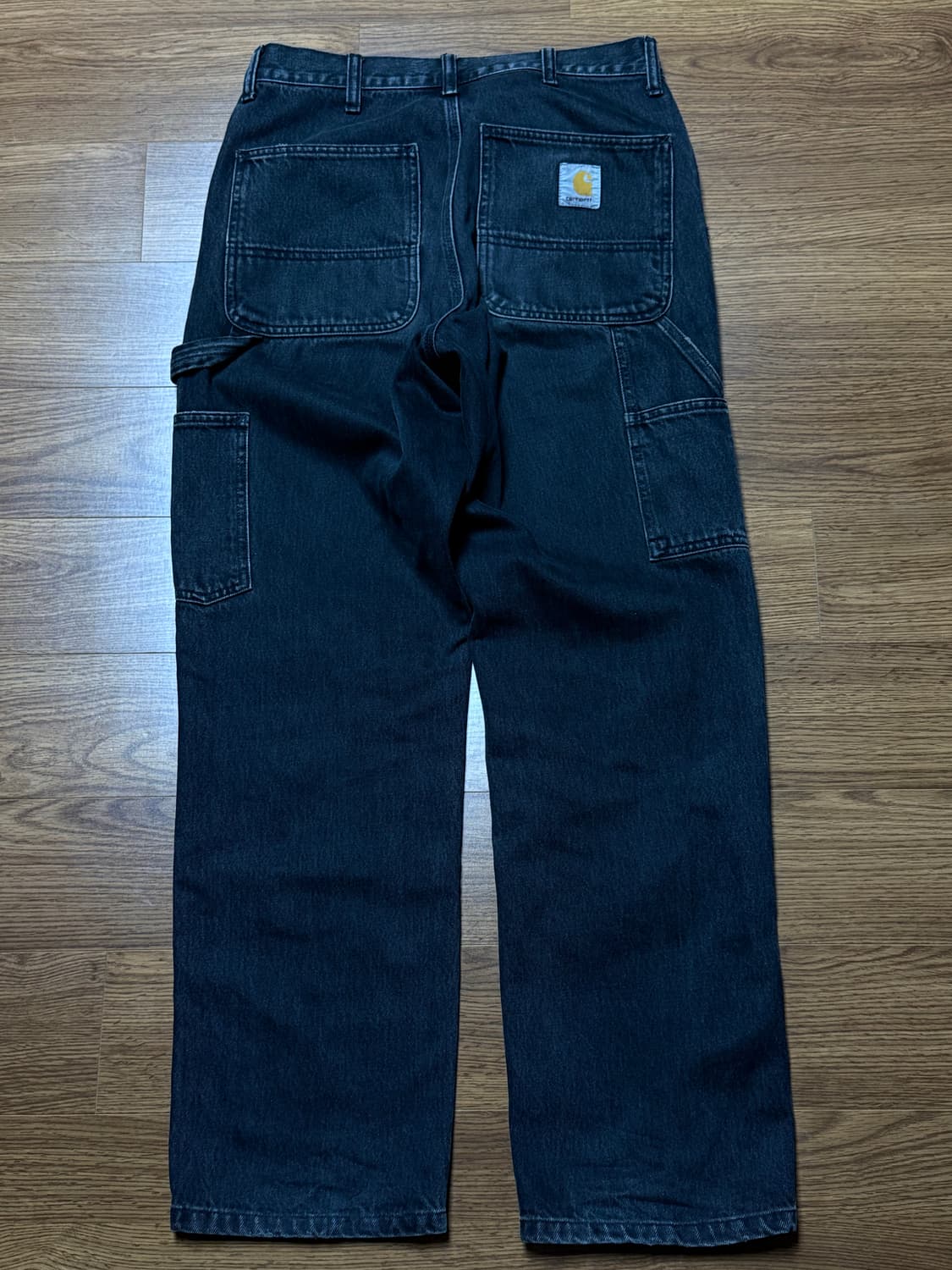 칼하트윕 싱글니 팬츠 스미스 블랙 29 상품이미지4