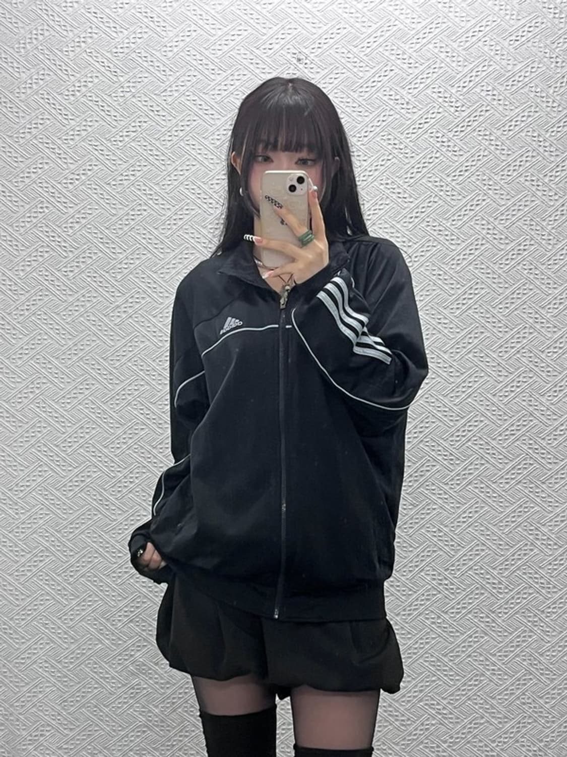 아디다스 올드스쿨 빈티지 스트릿 힙합 져지 집업 L C10575 상품이미지2