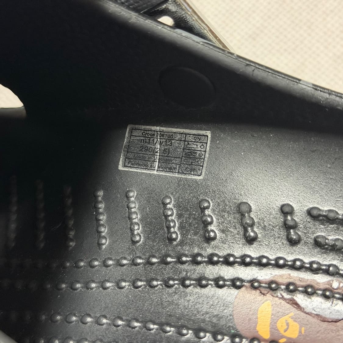 베이프 x 크록스 카모 클로그 블랙 상품이미지5