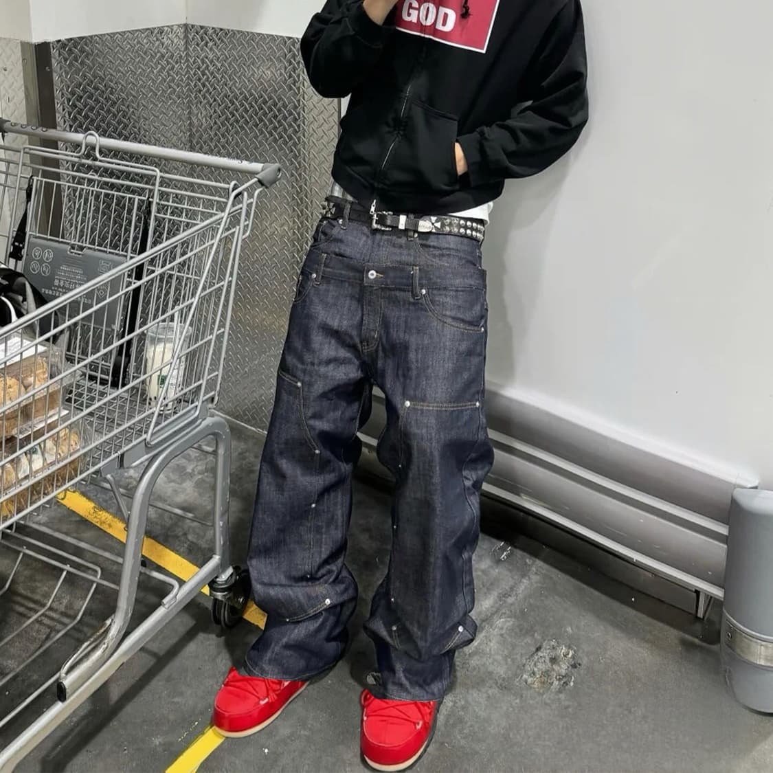 문부츠 라이트 패딩부츠 로우 스노우 42 상품이미지2