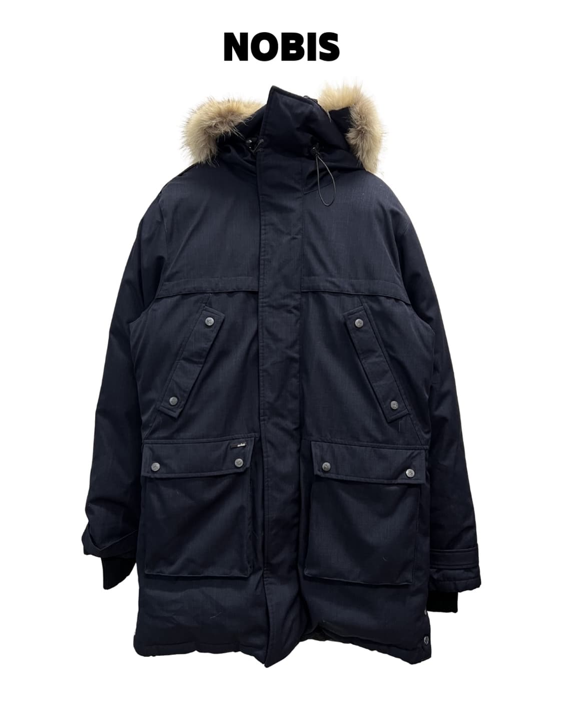노비스 야테시 패딩 네이비 상품이미지1