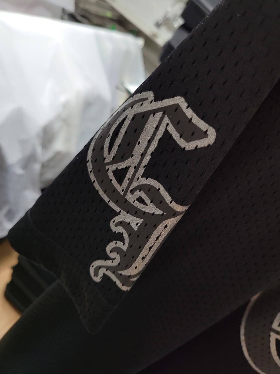 [L]크롬하츠 블랙 매쉬 져지 반팔 상품이미지5