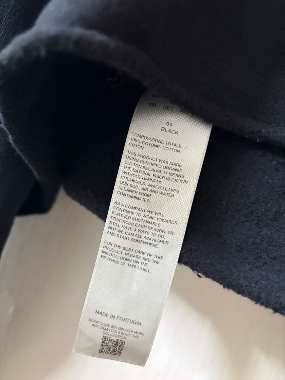 릭오웬스 다크쉐도우 / 크롭 후드 / XL 상품이미지5