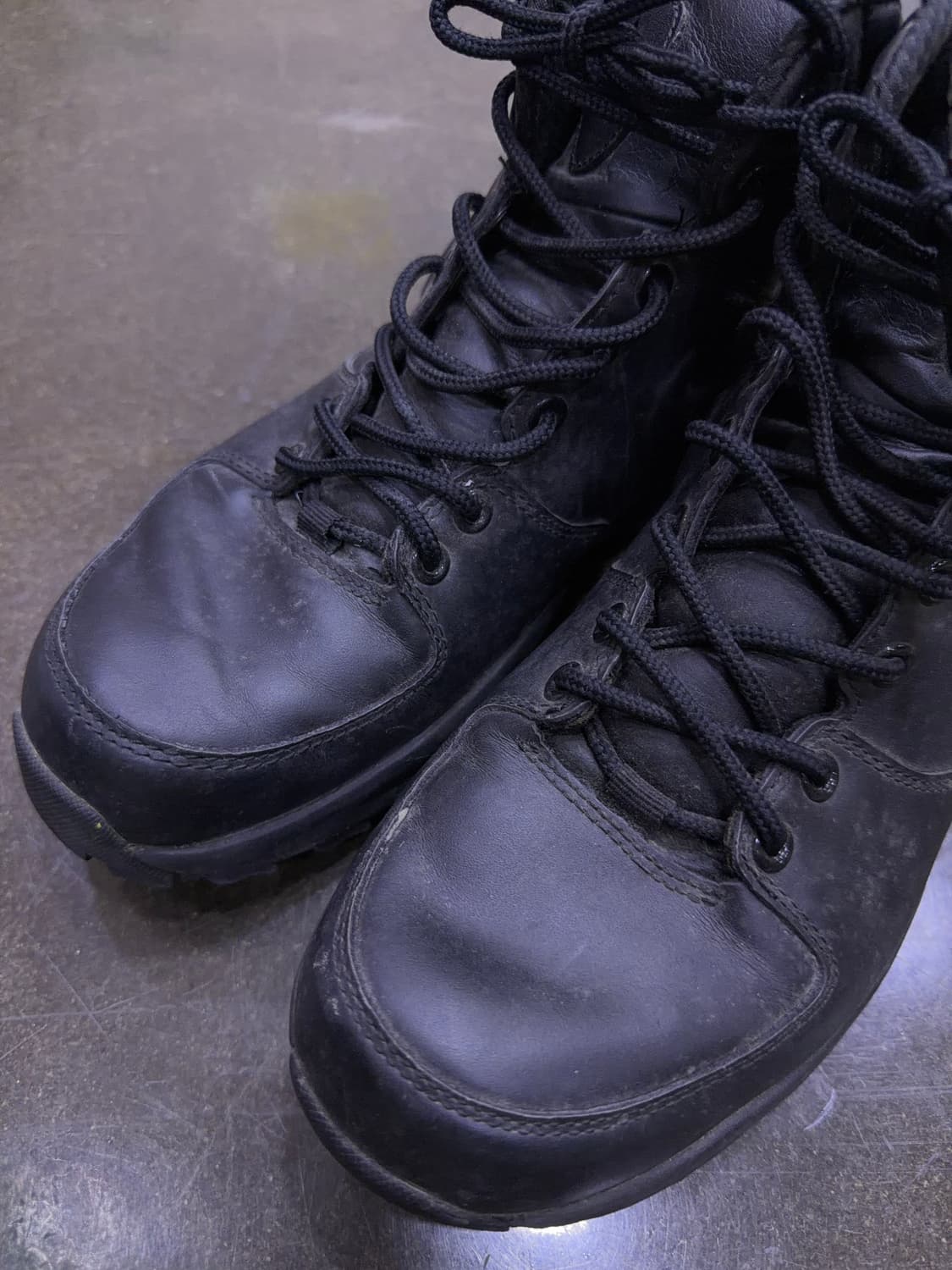 나이키 acg 마노아 레더 올블랙 트리플블랙 슈즈 260 상품이미지3