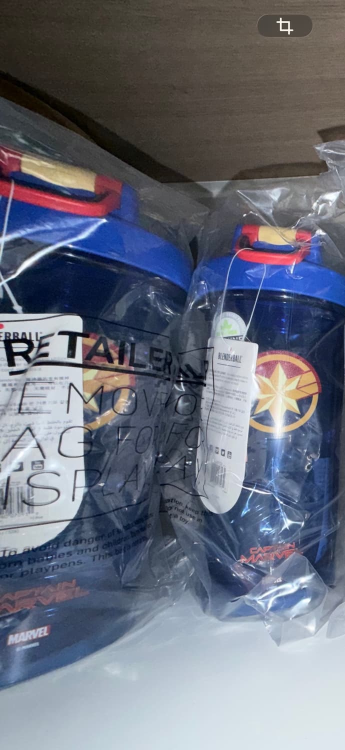 (새상품) 블랜더보틀 마블 프로28 캡틴마블 828ml 상품이미지2