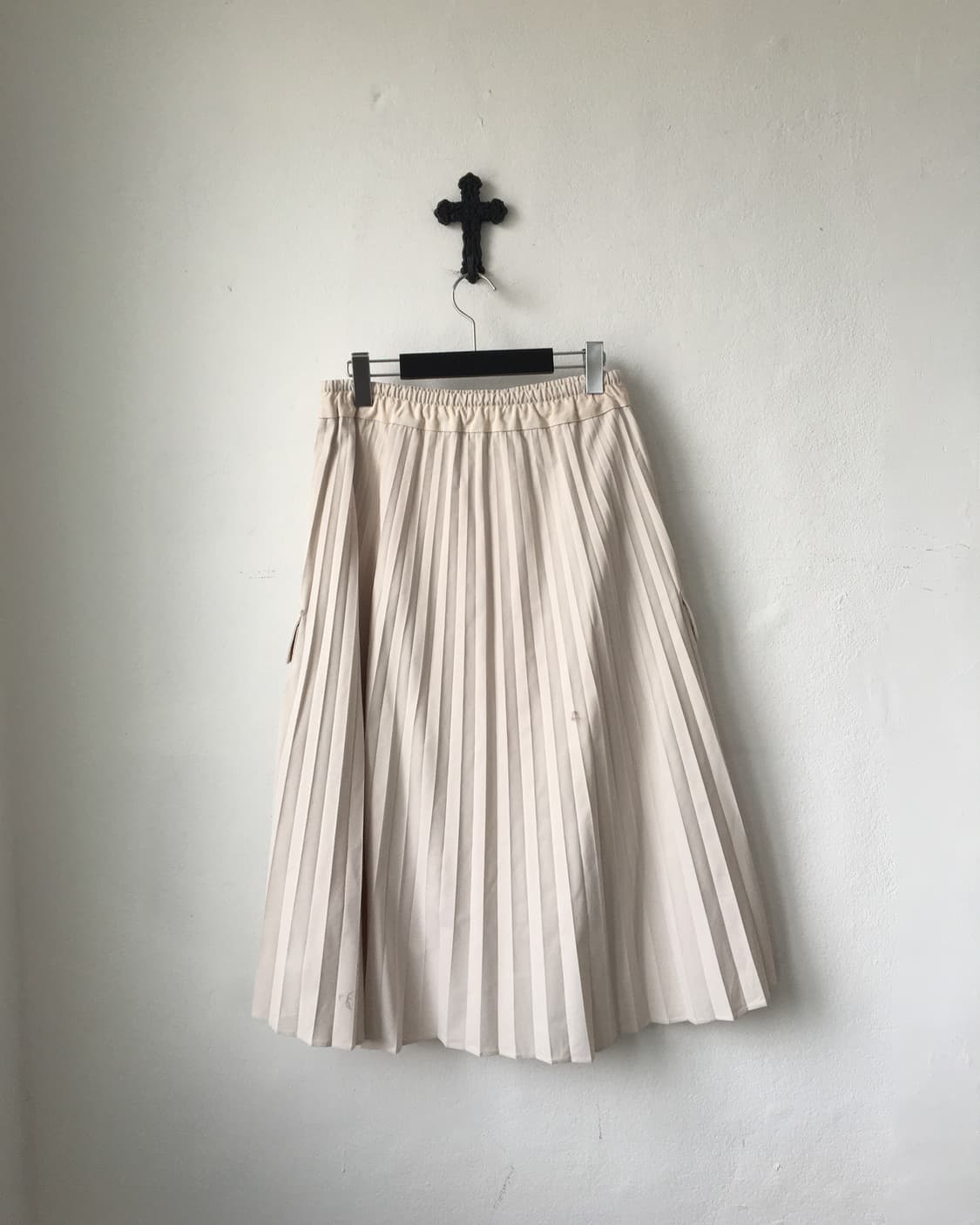 back pleats point cago skirt 상품이미지4