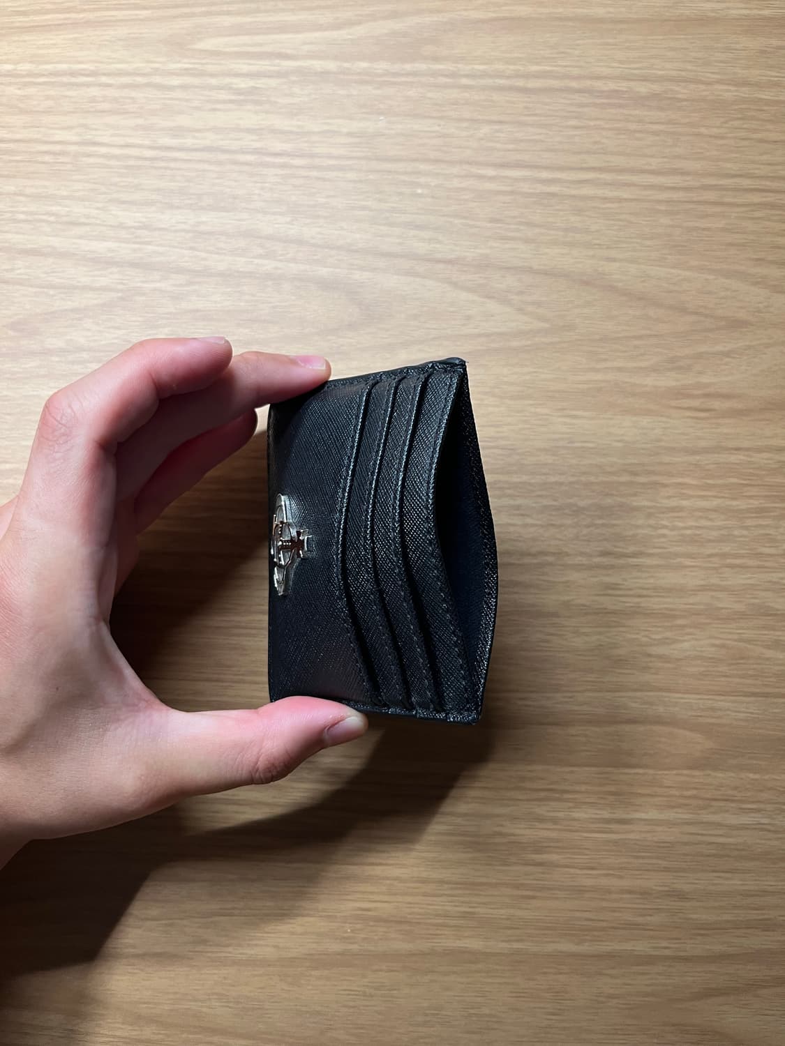 Vivienne Westwood Logo Card Holder Black 상품이미지4