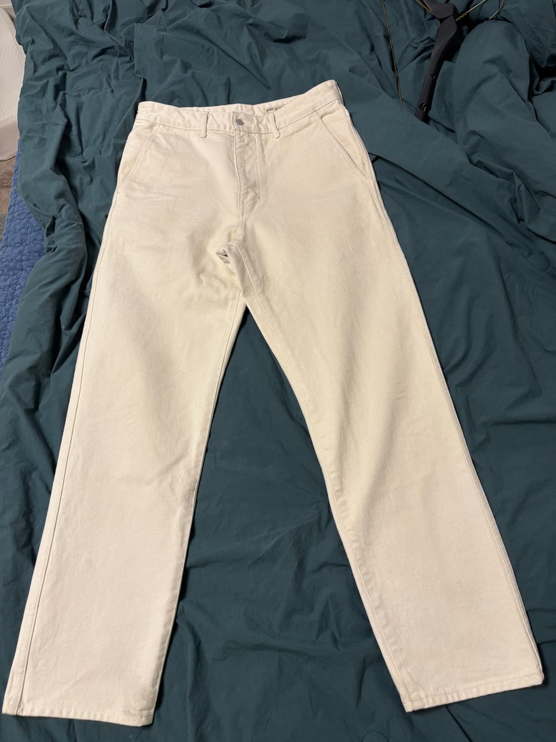 포터리 원워시드 와이드 데님 내추럴 화이트 2size 상품이미지2