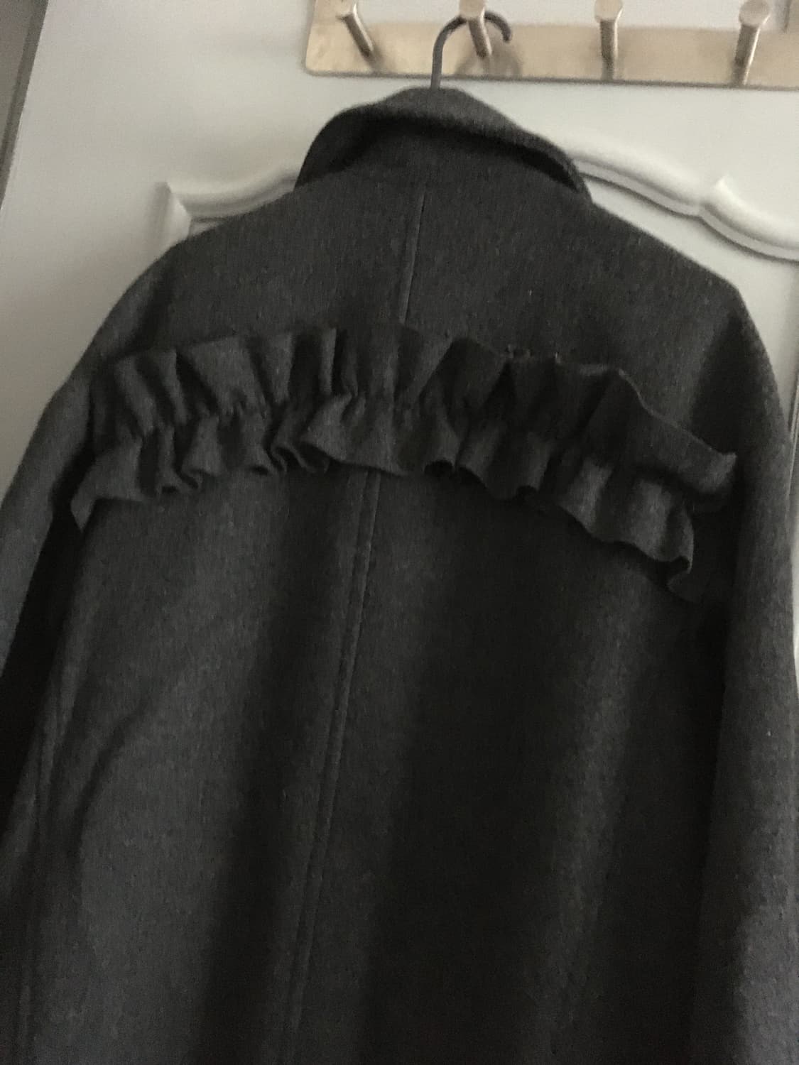 앤디앤댑 뎁 러플 포인트 싱글코트 DG컬러 m사이즈 상품이미지6