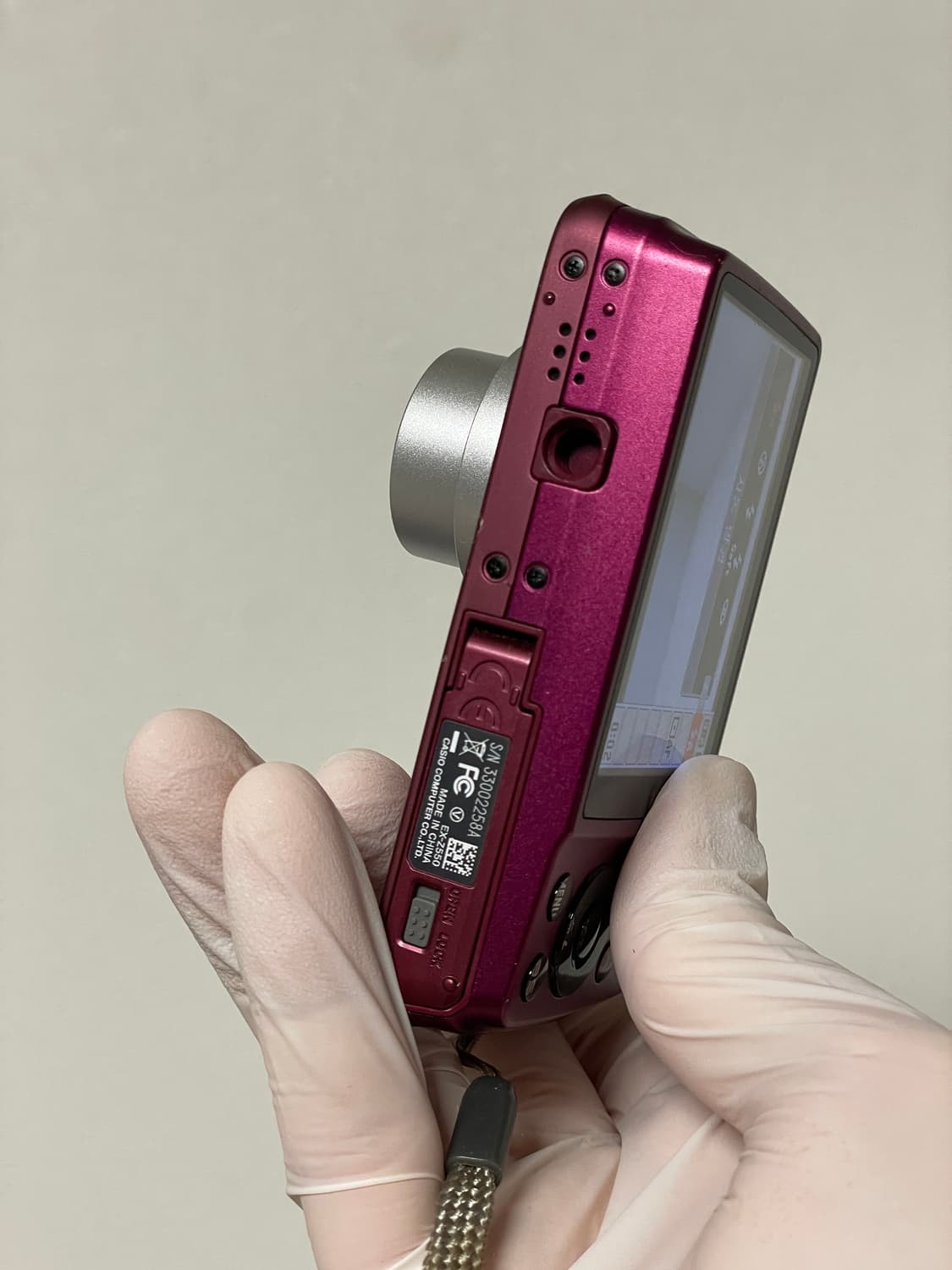 카시오 엑슬림 ex-z550 차정원 디카 빈티지 디카 디지털카메라 상품이미지4