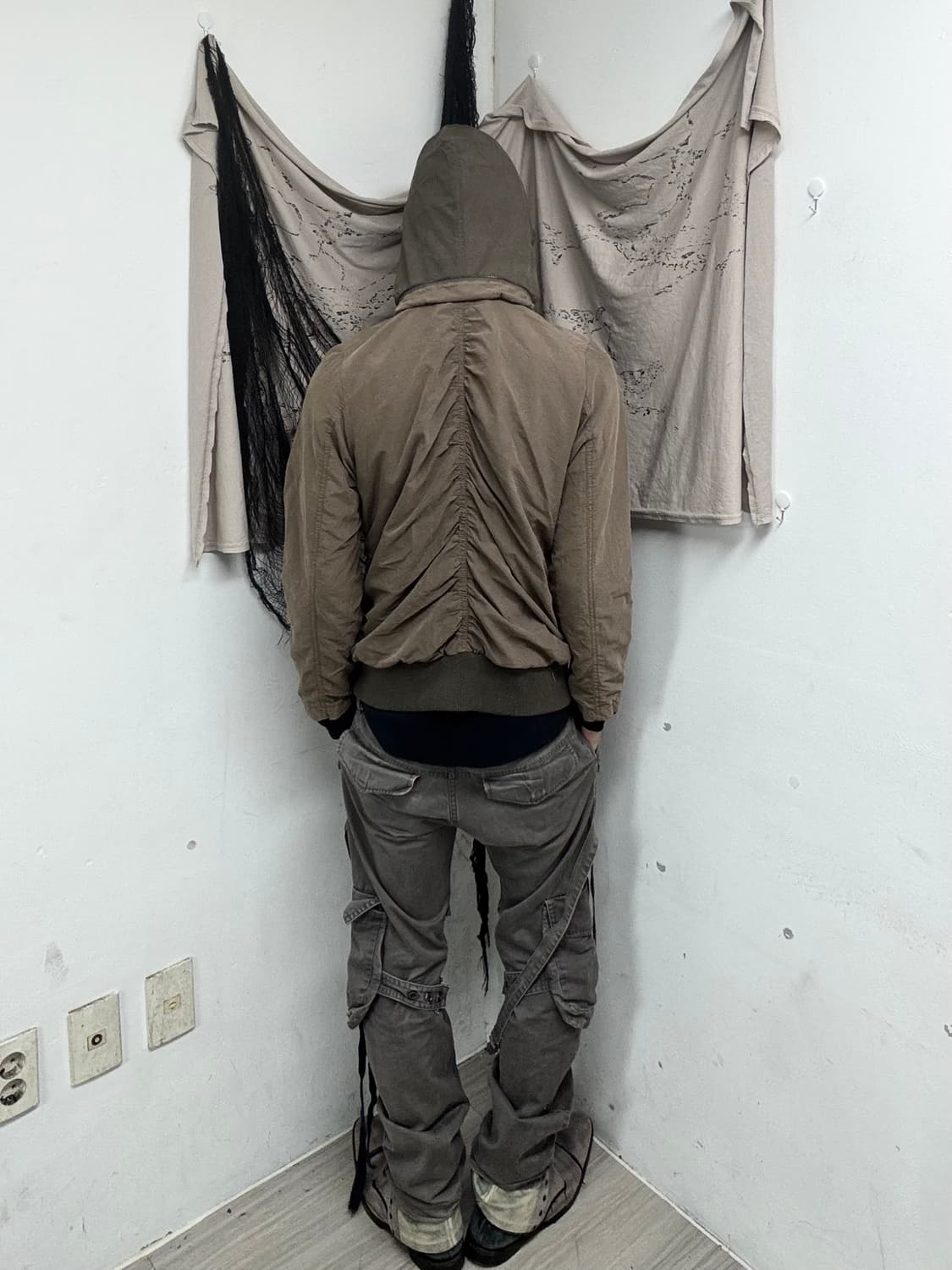 [CORNFLAKE]Bono-Hoodie Shirring Grunge J 상품이미지4