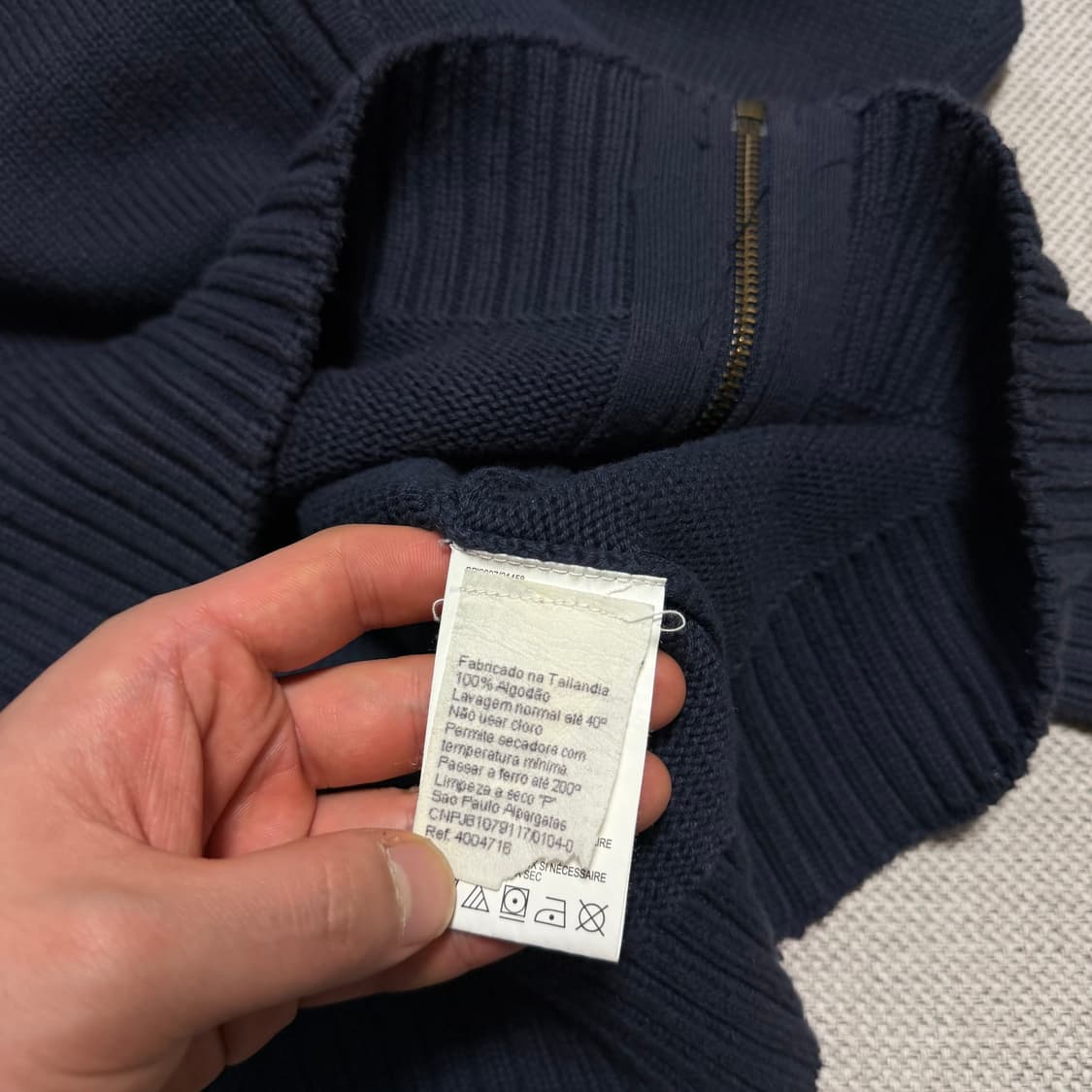 팀버랜드 니트 집업 상품이미지3