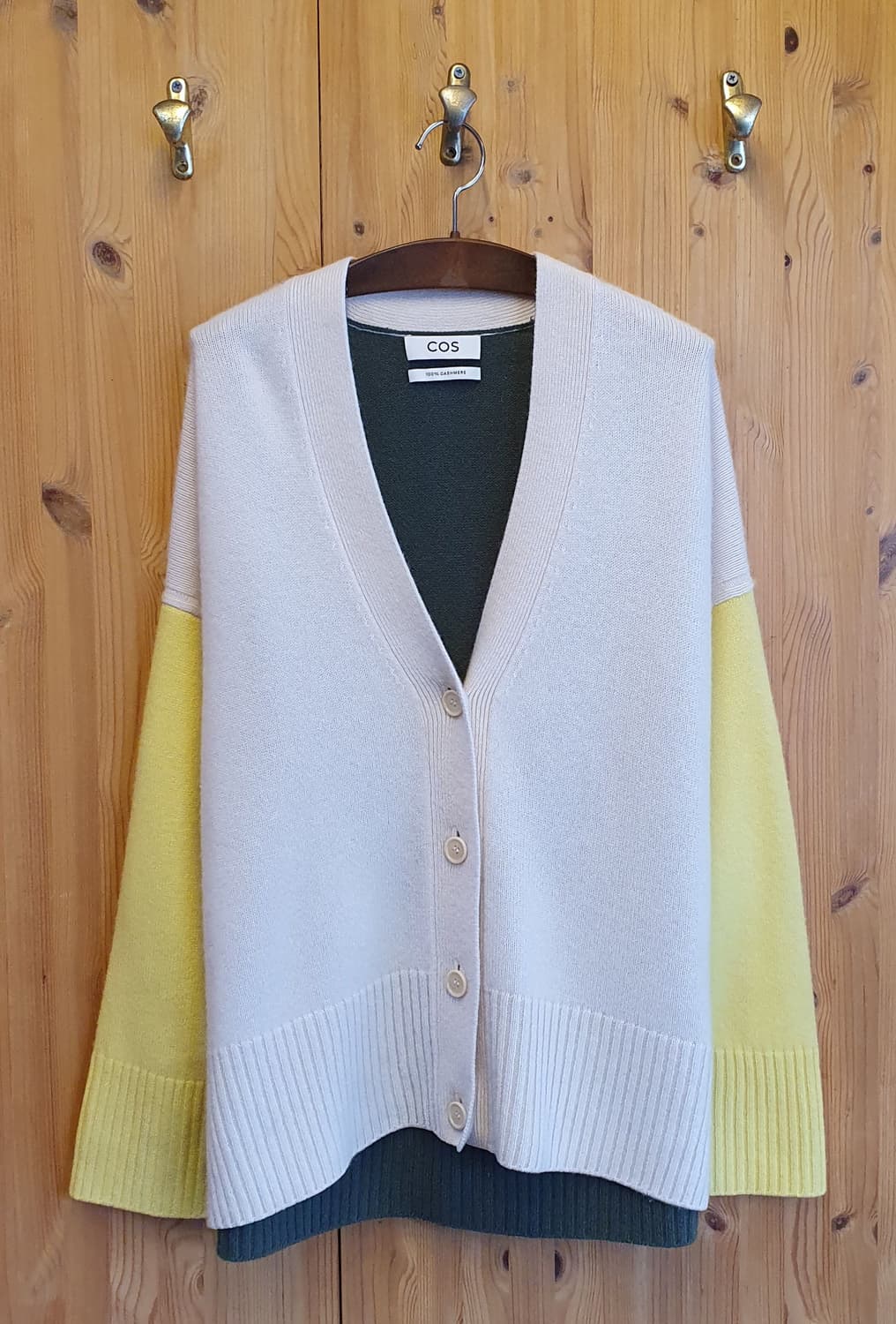 66/88.COS 캐시미어 블록가디건 상품이미지2