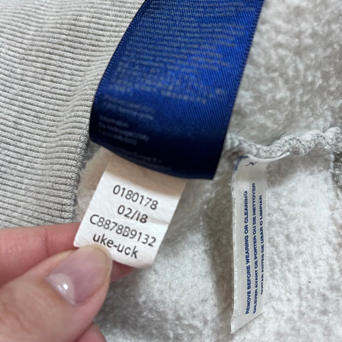 [정품] 타미 그레이 기모 맨투맨 [ S ] 상품이미지6