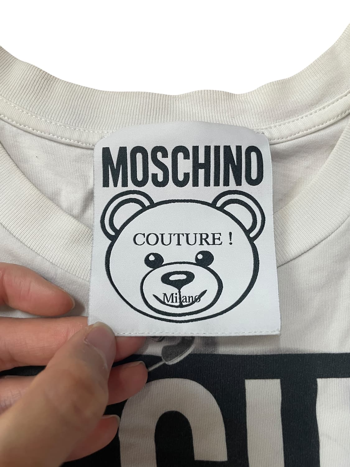 Moschino Safety Pin Teddy T-shirt 상품이미지3