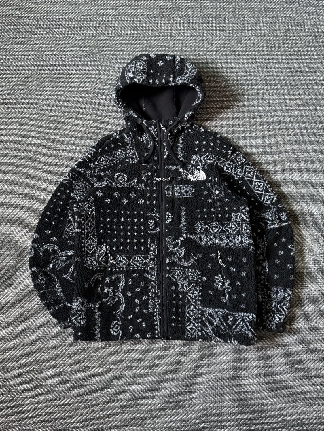 노스페이스 페이즐리 플리스 후드집업 자켓 (100-105) 상품이미지1