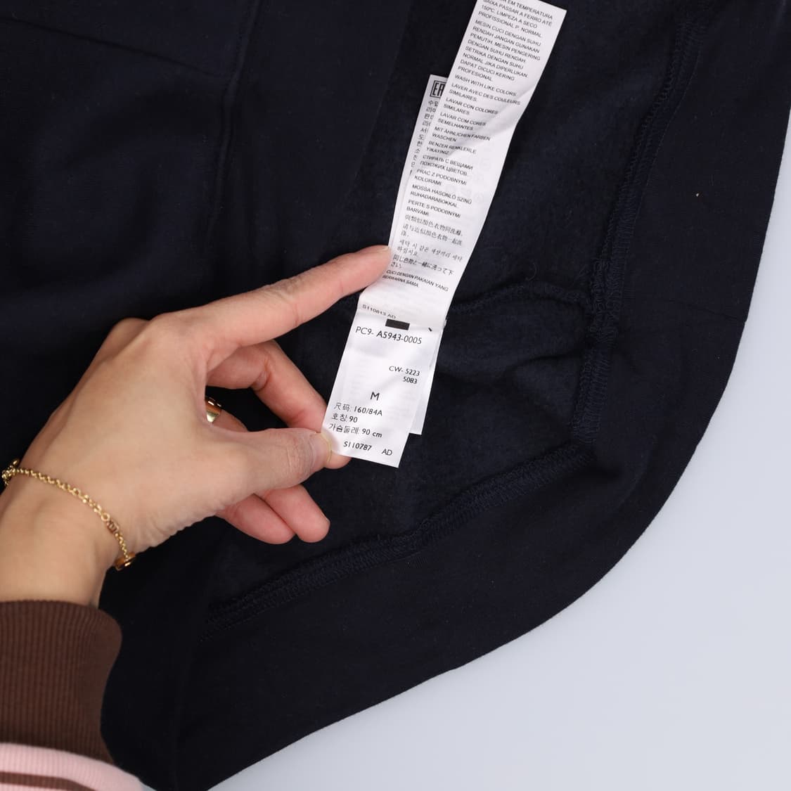 [M] 리바이스 여성 블랙 후드티 1222H1 상품이미지5