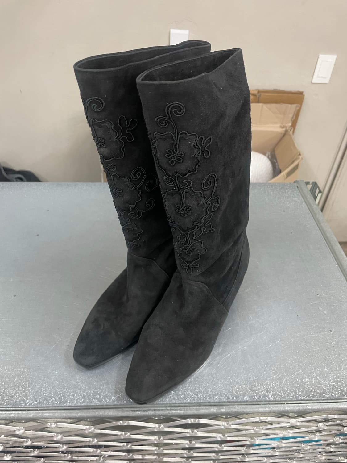 발렌시아가 웨스턴 스웨이드 롱부츠 6.5 (gr-4283) 상품이미지2