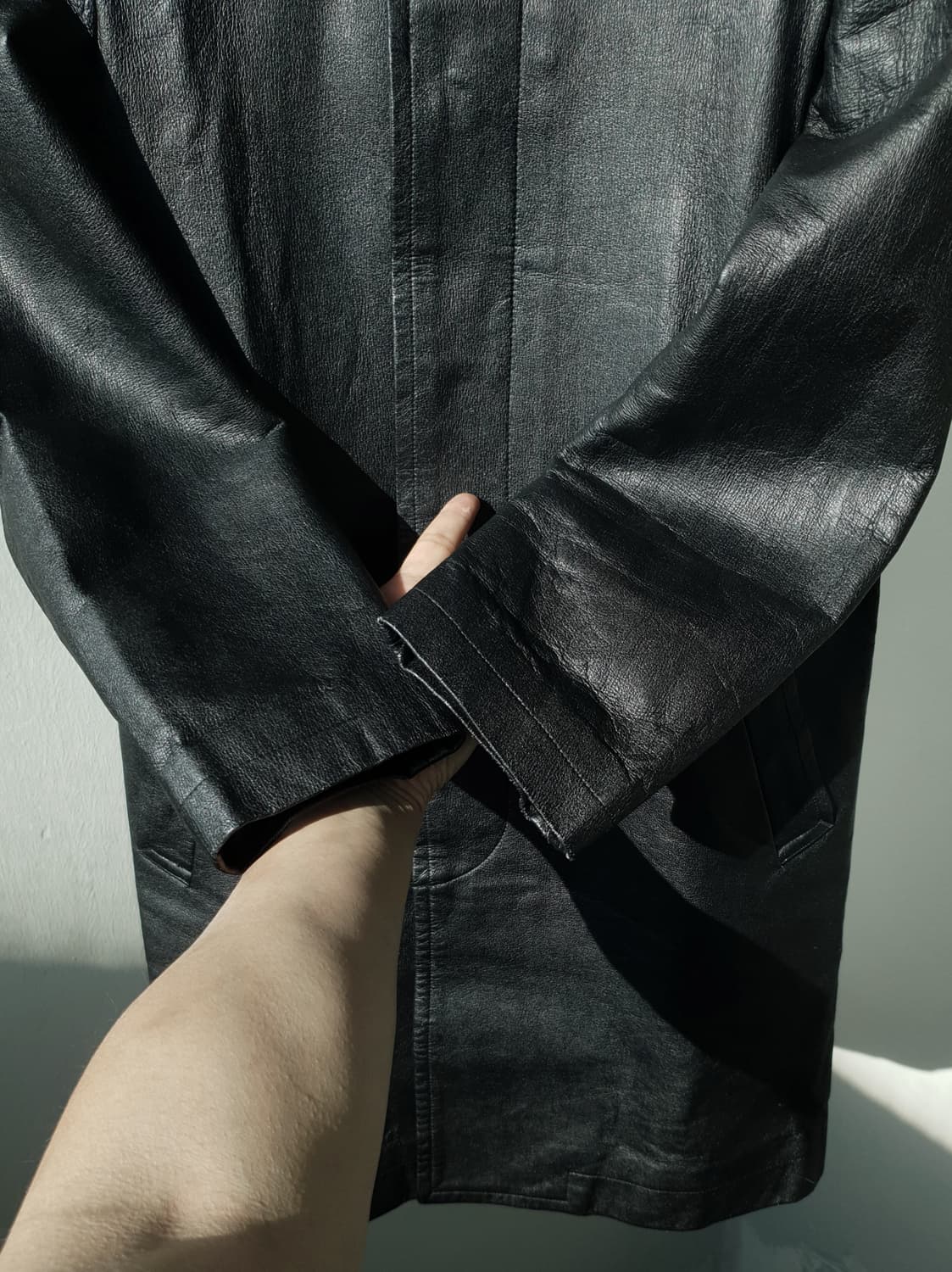 00s Comme Des Garcons eco leather coat 상품이미지5