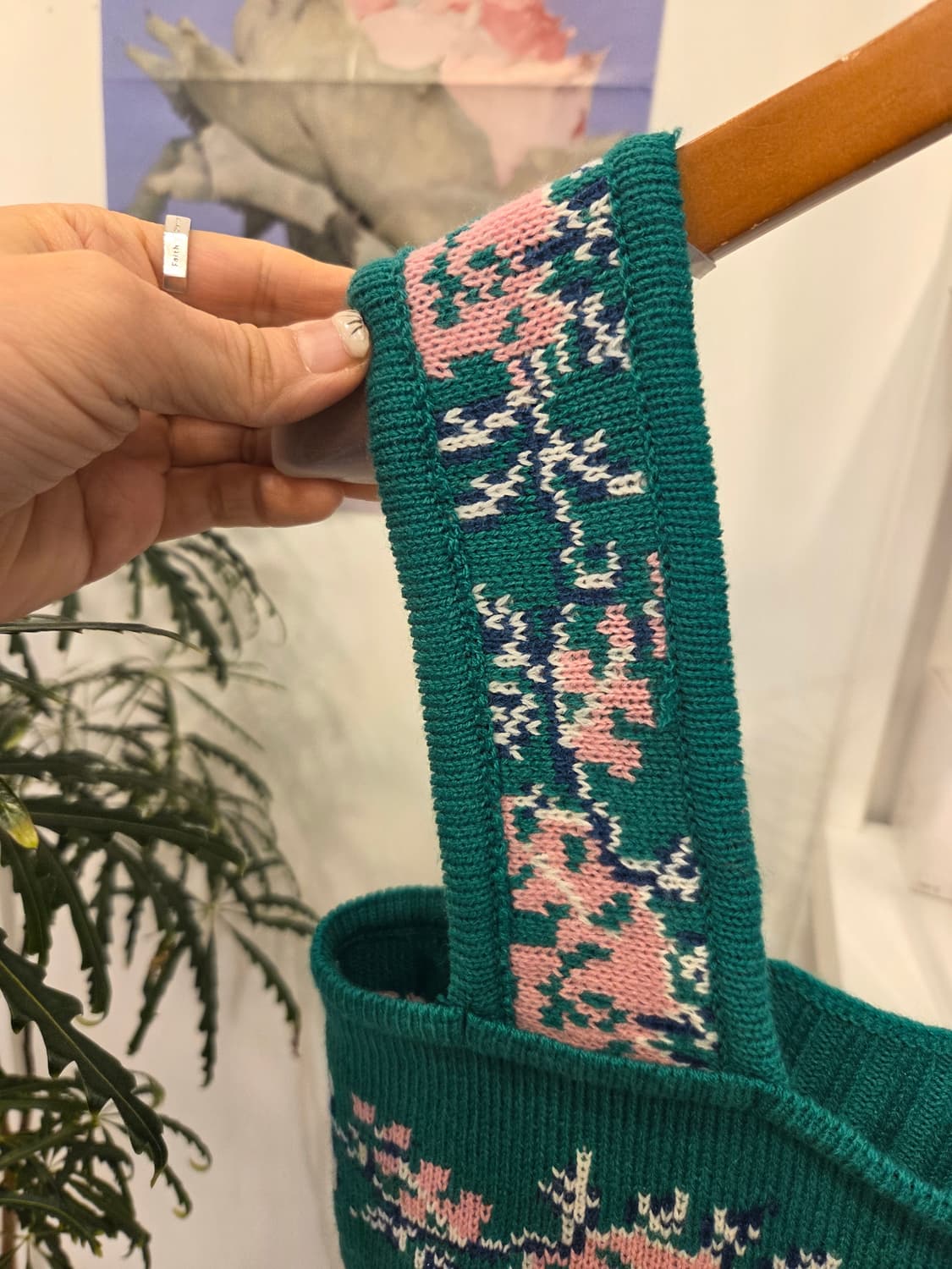 런던플라워 니트 뷔스티에 조끼 상품이미지3