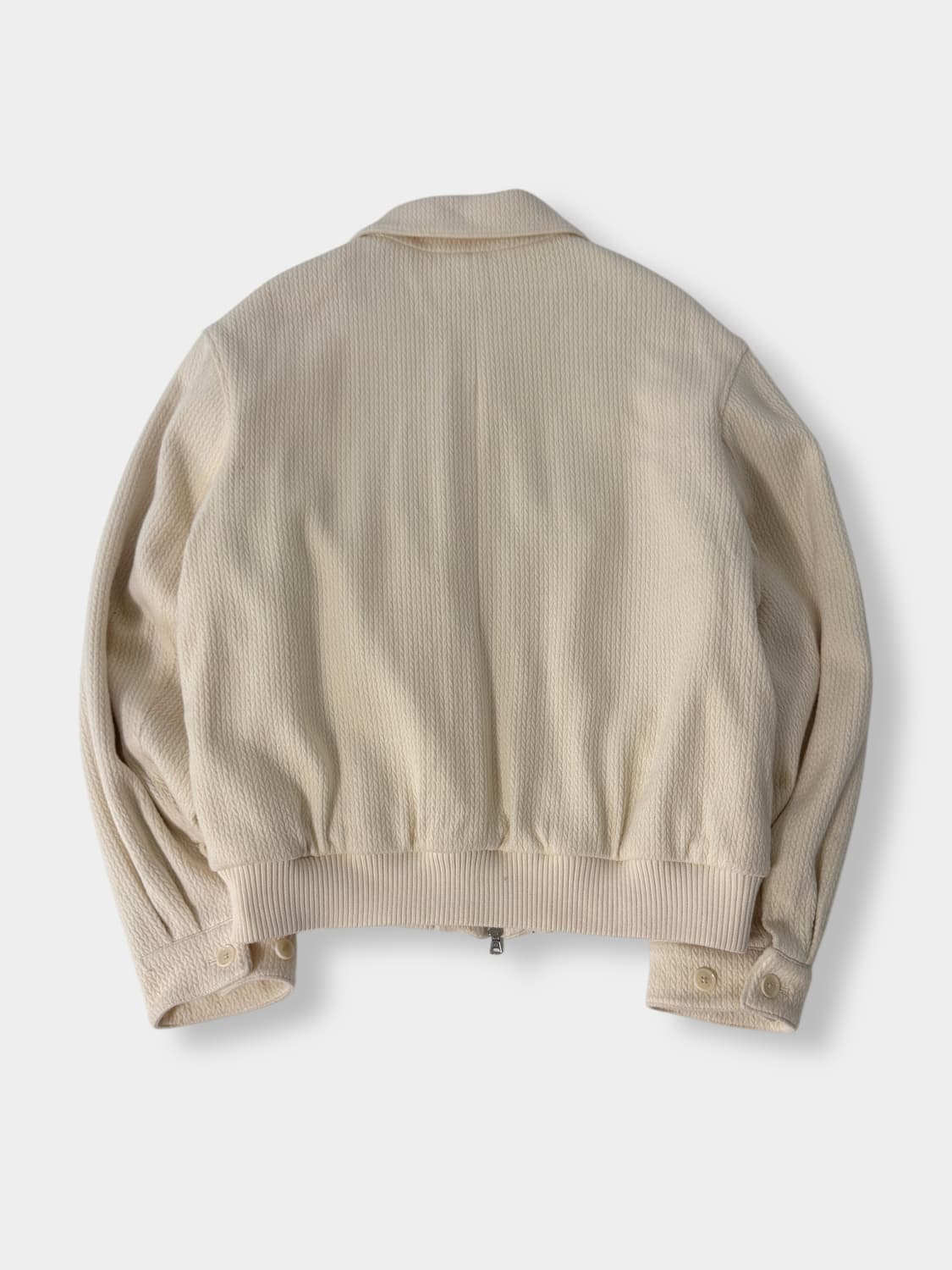 인사일런스 루즈핏 울 트위스티드 투웨이 블루종 자켓 상품이미지2