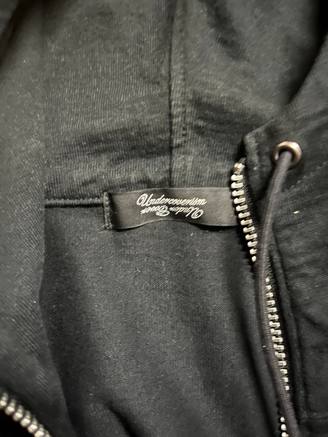 언더커버 언더맨 하이넥 보더 스트라이프 집업 상품이미지5