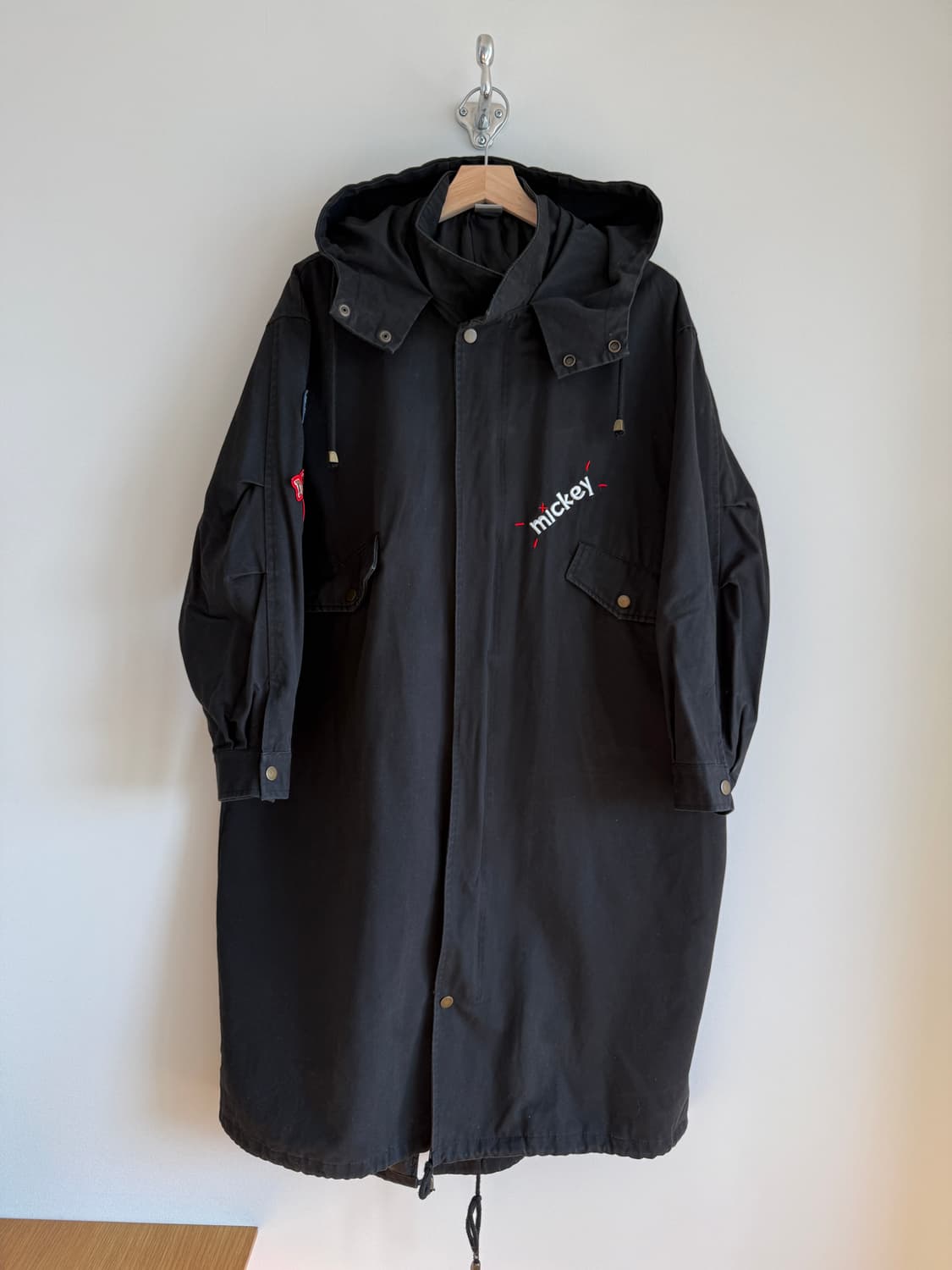 디즈니(Disney) 미키 피쉬테일 파카 야상(등판 미키 자수) 상품이미지1