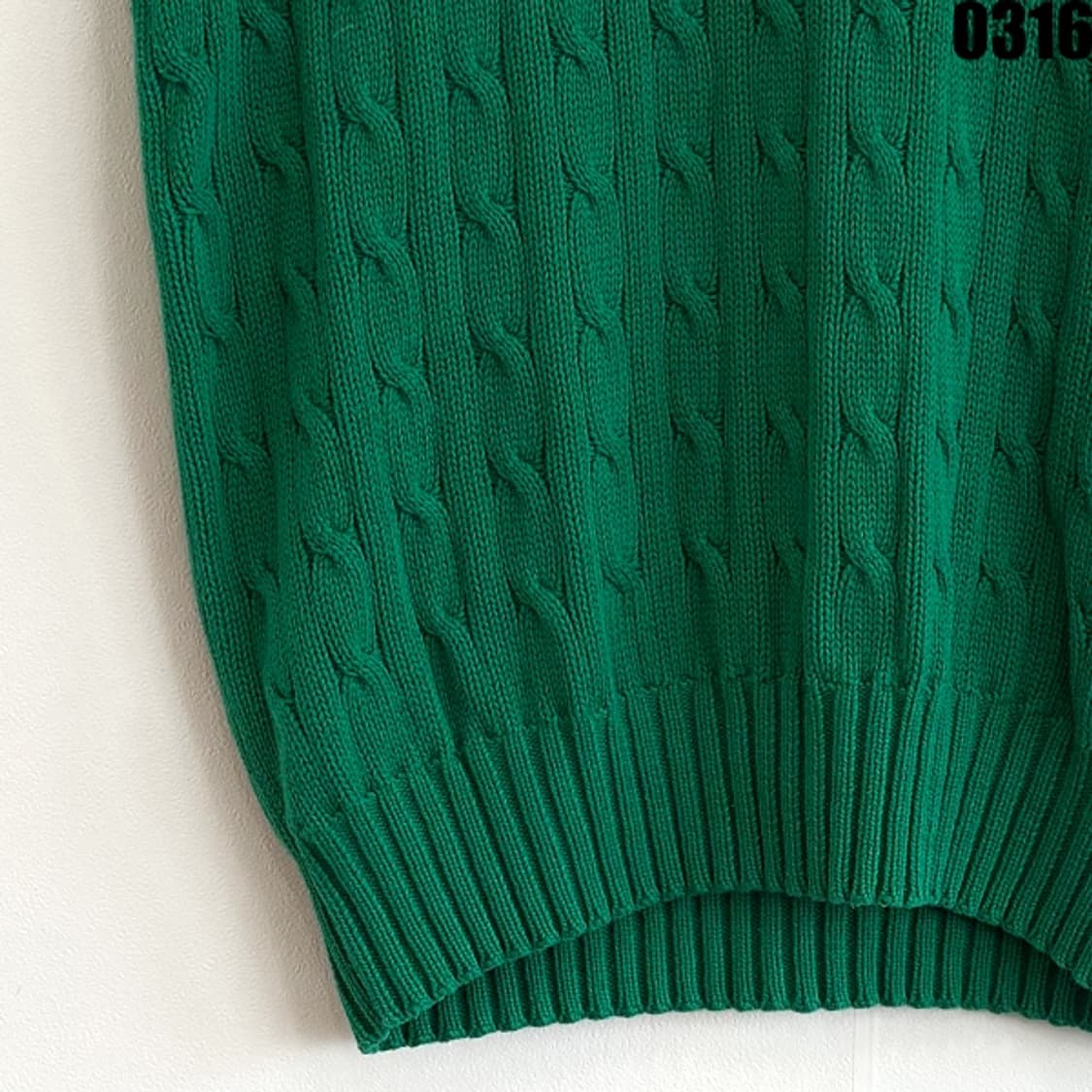 폴로 랄프로렌 클래식 케이블 니트 베스트 M 0316 상품이미지3