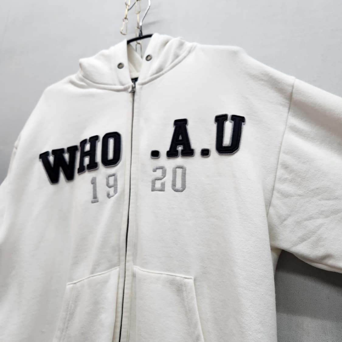 후아유 아치 빅로고 후드집업 M(XL) 상품이미지3