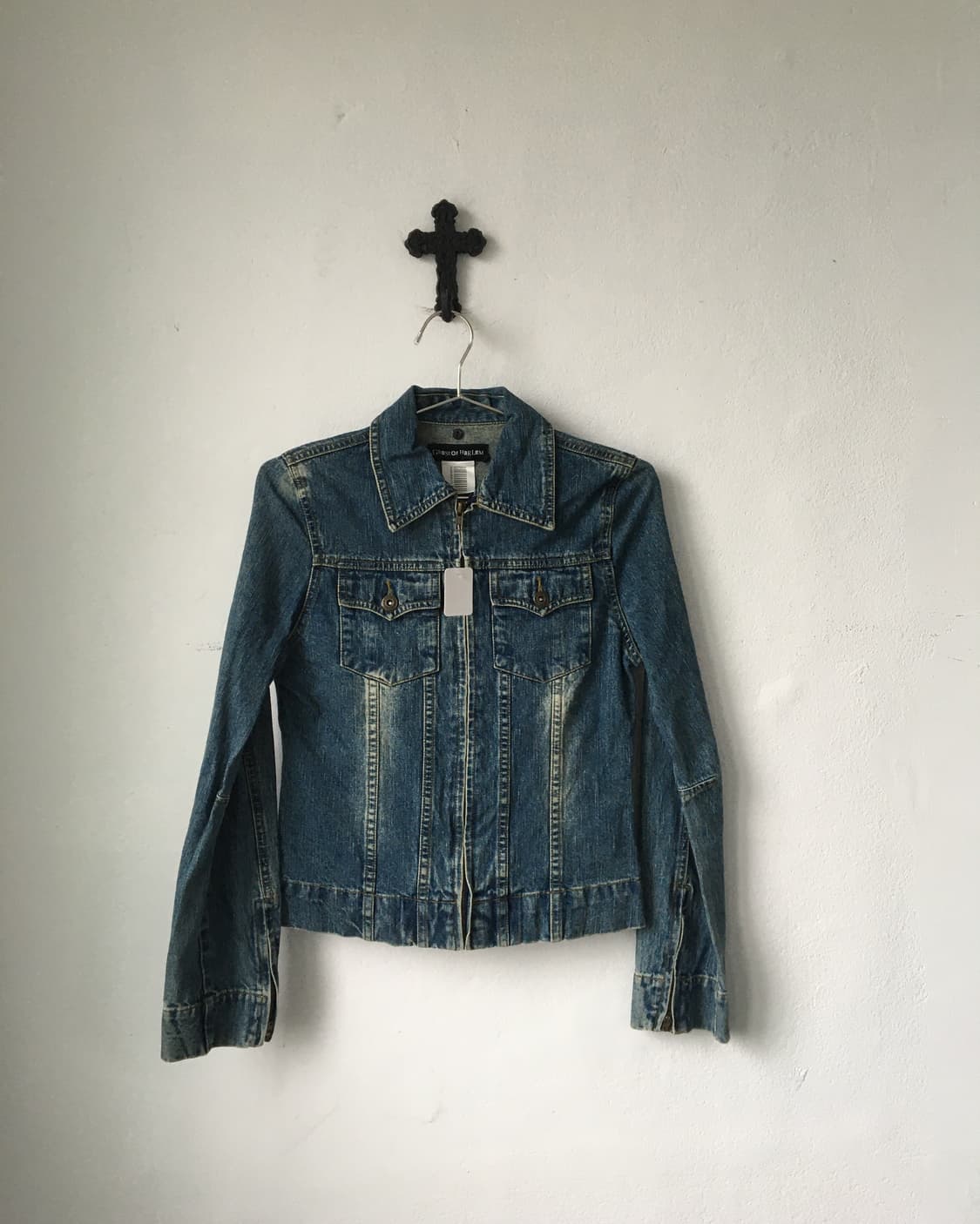 Ghost of Harlem denim zip up jacket 상품이미지2