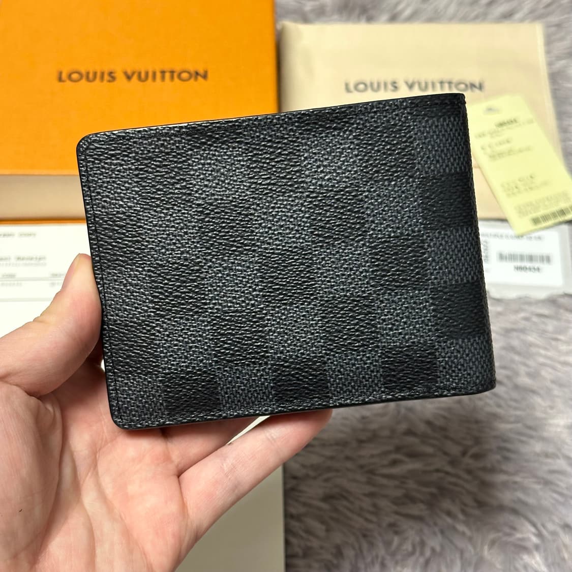 [풀구성] 루이비통 다미에 그라파이트 멀티플 월릿 반지갑 신형 상품이미지2