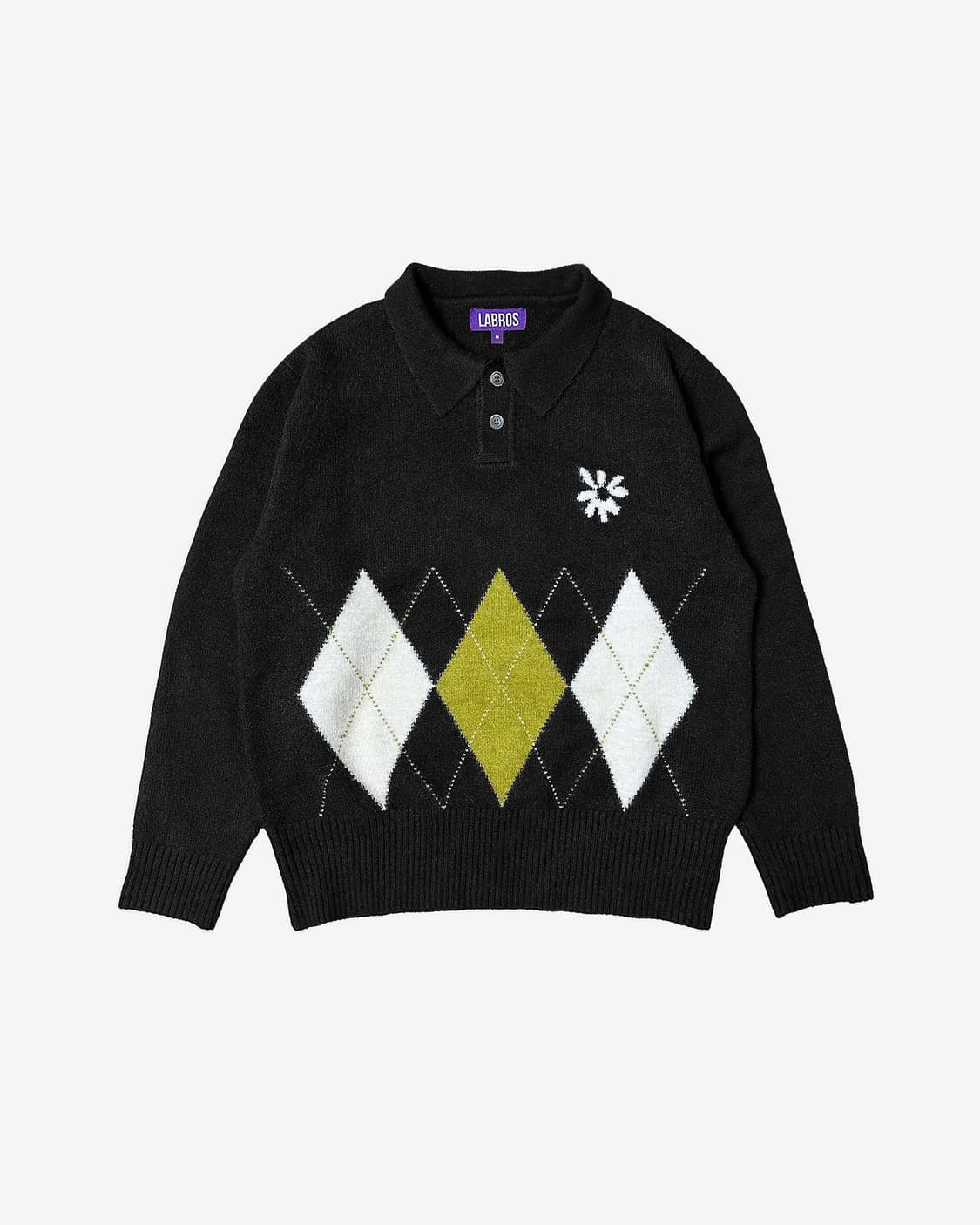 라브로스 아가일 니트 상품이미지1