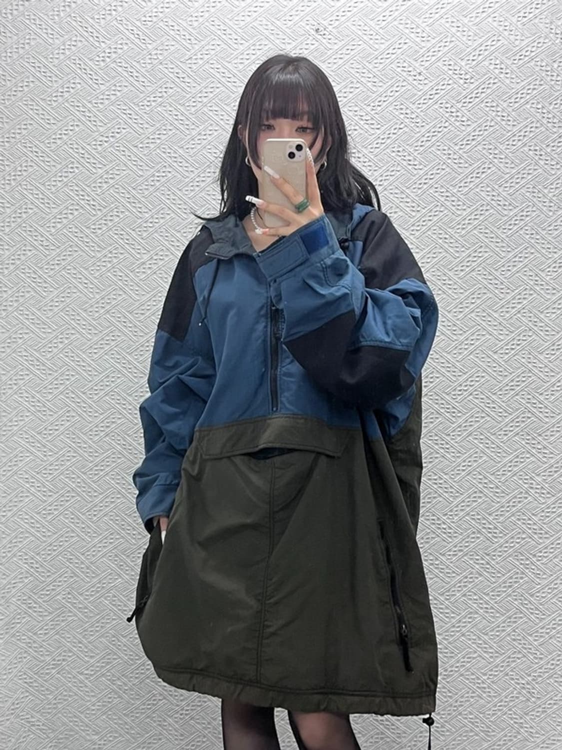 콜롬비아 올드스쿨 레트로 빅사이즈 바람막이 아노락 2XL C10920 상품이미지2