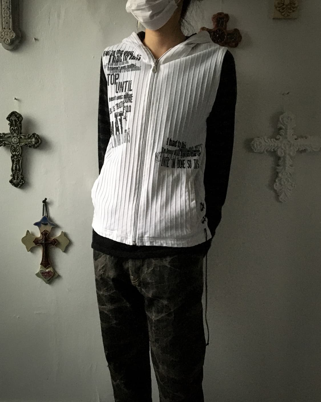 Side lace up point lettering printing ho 상품이미지8